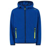CMP - Boy's Jacket Fix Hood Jacquard Knitted - Giacca in pile 152 blu