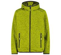 CMP - Boy's Jacket Fix Hood Jacquard Knitted - Giacca in pile 98 olivia