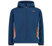 CMP - Boy's Jacket Fix Hood Softshell - Giacca softshell 128 blu