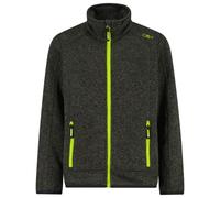 CMP - Boy's Jacket Jacquard Knitted - Giacca in pile 128 nero