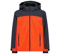 CMP - Boy's Jacket Snaps Hood Twill - Giacca da sci 104 rosso