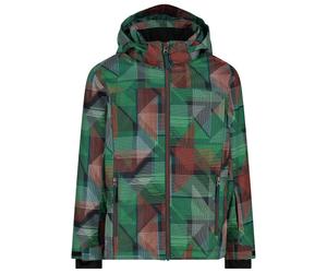 CMP - Boy's Jacket Snaps Hood Twill - Giacca da sci 110 verde