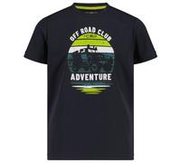 CMP - Boy's T-Shirt Piquet - Maglia funzionale 140 blu/nero
