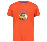 CMP - Boy's T-Shirt Piquet - Maglia funzionale 164 rosso