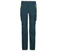 CMP - Boy's Zip Off Pant 4-Way Stretch - Pantaloni da trekking 110 blu