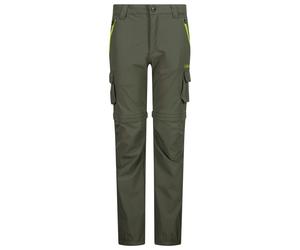 CMP - Boy's Zip Off Pant 4-Way Stretch - Pantaloni da trekking 116 olivia