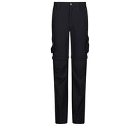 CMP - Boy's Zip Off Pant 4-Way Stretch - Pantaloni da trekking 140 nero