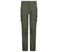 CMP - Boy's Zip Off Pant 4-Way Stretch - Pantaloni da trekking 140 olivia