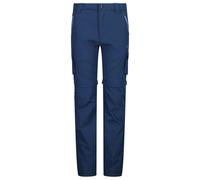 CMP - Boy's Zip Off Pant 4-Way Stretch - Pantaloni da trekking 152 blu