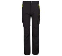 CMP - Boy's Zip Off Pant 4-Way Stretch - Pantaloni da trekking 152 nero