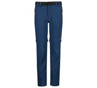 CMP - Boy's Zip Off Pant with Belt - Pantaloni zip off 140 blu