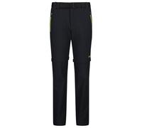 CMP Campagnolo Pantaloni da bambino Zip-off con cintura, tessuto stretch 176 Nero