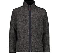 CMP Buttoned jacquard jacket, Man, Carbone Mel.-Nero, 46