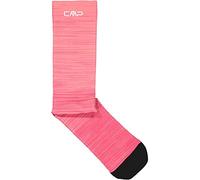 CMP Calza Da Trekking Con Stampa Calzini, Unisex bambini, Ibisco/Corallo, 25/27