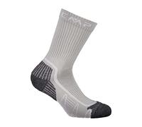 CMP, Calzino da trekking Poly Mid, Stone-Bianco, 46/48