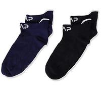 CMP Calzino Ultraleggero da Running Bipack, Bambini e Ragazzi, Nero-Marine, 25/27, Nero-Marine