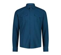 CMP Camicia a Quadri da Uomo per Outdoor e Tempo Libero, 36S5807 (IT, Numero, 52, Regular, Regular, Petrolio/Blue)