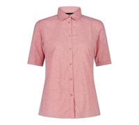 CMP - Camicia Fantasia a Maniche 3/4 Stretch da Donna, Rose-Orchidea, XXL