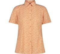 CMP - Camicia Fantasia Check Maniche Corte da Donna, Salmone-Tangeri, L