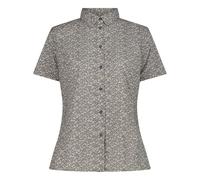 CMP - Camicia Fantasia Check Maniche Corte da Donna, Terra-Sabbia, L