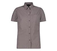 CMP - Camicia Fantasia Floreale Maniche Corte da Donna, Terra-Sabbia, XS