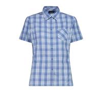 CMP - Camicia Maniche Corte da Donna, B.Co-Sky-Provenza, 40