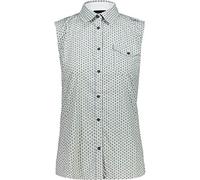 CMP Camicia Smanicata Stretch Con Fantasia Floreale Camicia, Donna, Glacier/Blue, D38