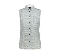 CMP Camicia Smanicata Stretch Con Fantasia Floreale Camicia, Donna, Glacier/Blue, D40