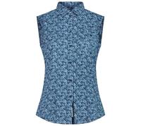 CMP - Camicia Smanicata Elasticizzata da Donna, Blue-Cielo, 40