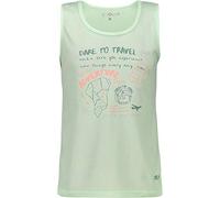 CMP Canotta Outdoor Traspirante E con Trattamento Antibatterico, Bambina, Leaf, 104