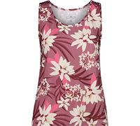 CMP - Canotta rlasticizzata da Donna, Fard-Plum-Bianco, 42