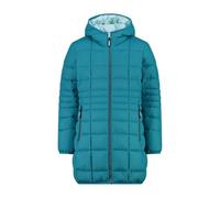 CMP - Kid's Coat Fix Hood - Cappotto 116 turchese