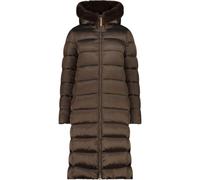CMP - Cappotto da donna in nylon con cappuccio fisso, Dark Malto, 46