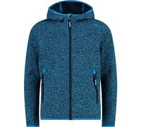 CMP Cappuccio Gjacket Fix Hood, Giacca Bambine e Ragazze, B.Blue-Turchese, 140