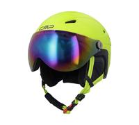 CMP Casco da Sci con Visiera WA-2 Giallo 55-59 cm Giallo