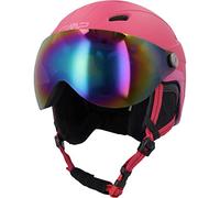 CMP - Casco da sci per bambini Wj-2 con visiera, Strawberry, S