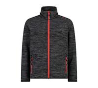CMP Child's jacket in stretch fleece without hood 30E9704, Boy, Piombo Mel.-FIRE, 128