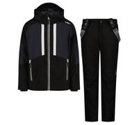 CMP Completo Sci Bambino KID SET JACKET AND PANT Nero/Grigio 35W0294 U423