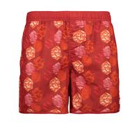 CMP Costume da Bagno Man Pantaloncini Rosso Motivo Floreale Microfibra