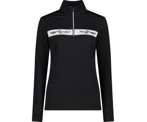 CMP Donna Camicia da sci Half-Zip Softech nero 23/24 - 40