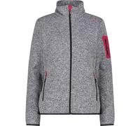 CMP Giacca In Knit-tech da Donna, Titanium White Fuchsia, 46