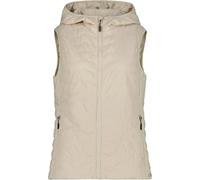 CMP Donna Hoodie Gilet, cream, XXS