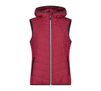 CMP Donna Hybrid Hoodie Gilet, anemone, M