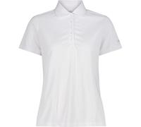 CMP Donna Polo Maglietta, Bianco-Ghiaccio, XL
