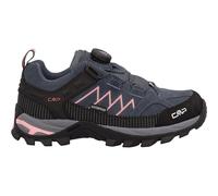CMP Donna Rigel Low Fitgo WP Scarpe, Antracite-Rose, 38