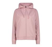 CMP Felpa con Cappuccio Donna in Cotton Light Fleece, Giacca Sweat Elasticizzata e Morbida, Zip Frontale, Tasche Pratiche, Ideale per Tempo Libero, Viaggi e Uso Quotidiano taglia S