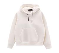 CMP Felpa con cappuccio Logato Ivory da Donna L