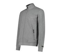 CMP Felpa con zip Fumo Melange da Uomo 52 IT Grigio