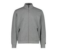 CMP Felpa con zip Fumo Melange da Uomo 48 IT Grigio
