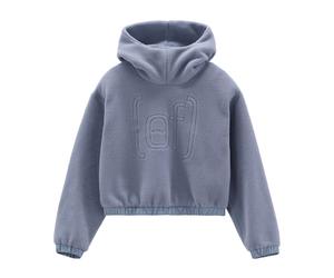 CMP Felpa crop con Maxi Logo Sugar da Donna M Blu